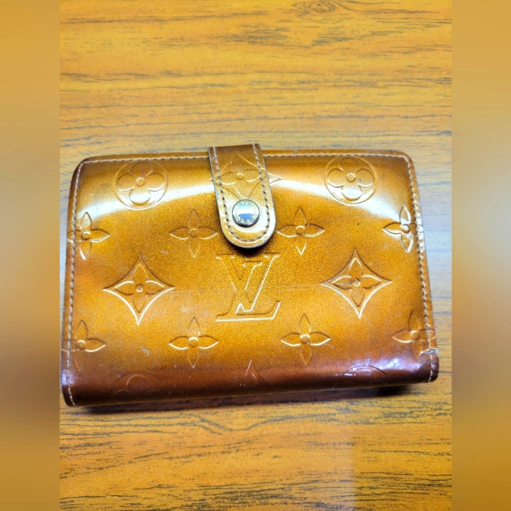 Louis Vuitton Vernis Brown Monogram Wallet